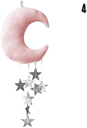 NEWSTARTS soft 1PC The new moon and the stars Home Furnishing children's room wall room decoration decoration scene props star praetorium cotton