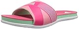 adidas Performance Women's Supercloud Plus Slide W Athletic Sandal,White/Frozen Green/Super Pink,8 M US