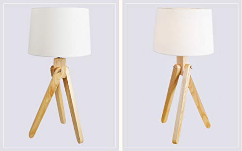 Lampada In Legno Panno Caldo Luce Calda Soggiorno Studio