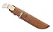Buck Knives 119 Special Natural Bone Handle Fixed Blade Knife W/Leather Sheath