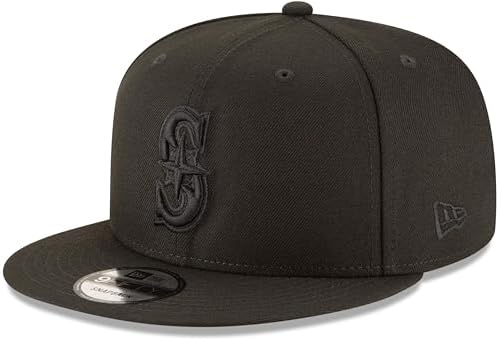 Amazon.com: New Era MLB 9FIFTY Black Adjustable Snapback Hat Cap