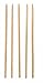 Oriental Creations 1000 PCS 7 3/4 Inch 5X5mm Square Corn Dog Apple Candy Sausage Sticks Premium Semi Pointed Bamboo Skewers (1000)