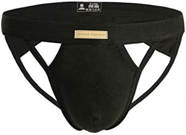 Jockstrap Men's Athletic Supporter Performance Elastic Waistband Underwear with Optional Cup Pocket S-XL