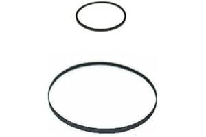 Rubber Belt Tape Mechanism Kit (2X Belts) Compatible with Sony Stereo Cassese Deck