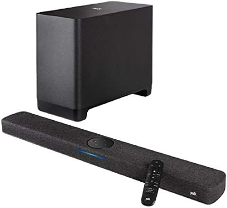 Polk React Bar – Home Theatre Soundbar with Alexa Built-In, Dolby Audio ...