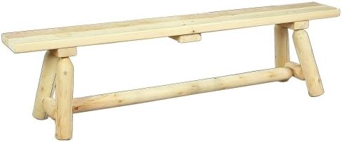 Cedarlooks 030020B Log Straight Bench, 6-Feet