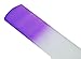 Genuine Czech Purple Crystal Glass 6 1/4 inch Spa Bar Slab Foot File