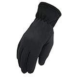 Tinffy Unisex Casual Patchwork Windproof Warm Wrist Full-Finger Gloves Cold Weather Gloves (Not Touch Screen)