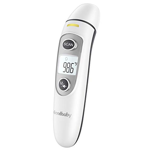 Touchless Forehead Thermometer for Adults, Infrared and Ear Thermometer