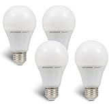 SYLVANIA SMART+ On/Off/Dim LED Light Bulb, 60W Equivalent A19, 10 Year, Works with Amazon Alexa, SmartThings and Wink, 4 Pack (Formerly LIGHTIFY)