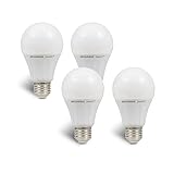 SYLVANIA General Lighting 74768 SYLVANIA SMART (Formerly LIGHTIFY) On/Off/Dim LED Light Bulb, 60W Equivalent A19, 10 Year, Works with Amazon Alexa, SmartThings and Wink (4 Pack), Soft White, 4 Piece