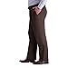 Haggar mens Big & Tall Premium Comfort Classic Fit Pleat Front Dress Pants, Dark Chocolate, 54W x 30L US