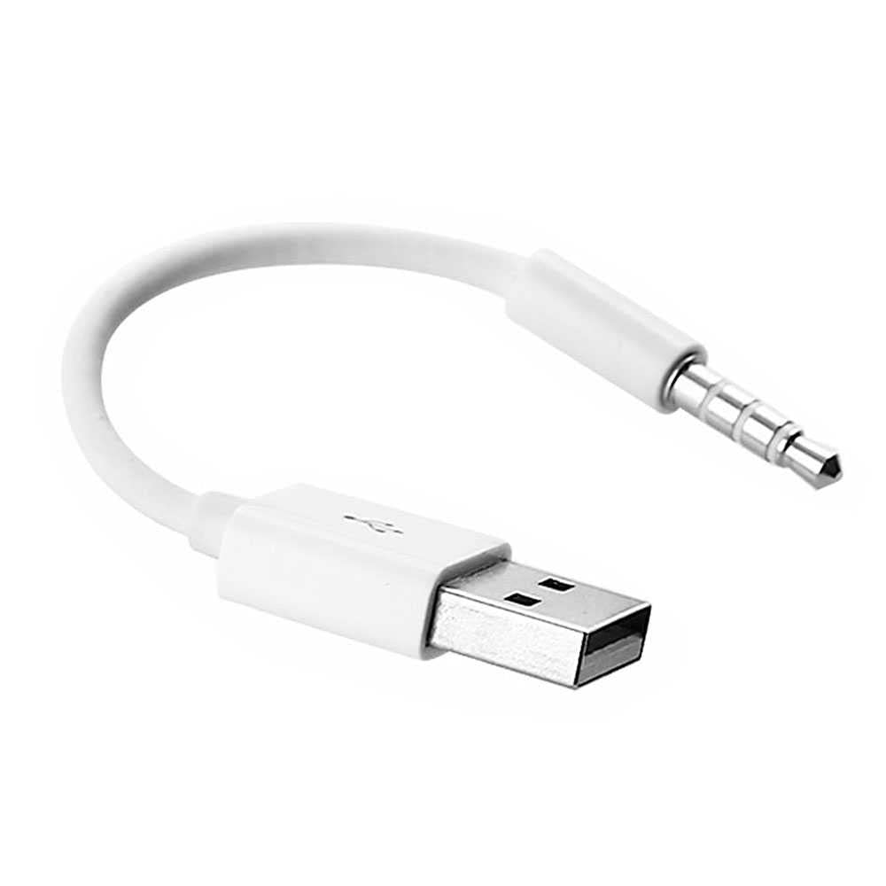 USB Cable for iPod Shuffle 3/4/5/6/7 Generacion Charger Sync Data Sinc White