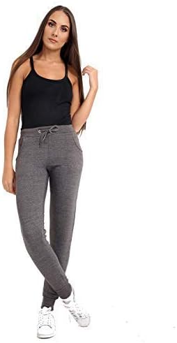FASHIONCHIC Ladies Womens Drawstring Sweatpants Joggers Tracksuit Bottoms Fleece Sports Trousers S-XL