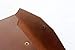 Genuine Leather Envelope Folder, A5 Size Papers File Documents Holder, Handmade Portfolio Work Essential, Business Gift, Brown