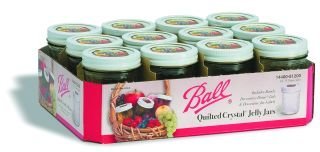 Ball Deluxe Quilted Jelly Canning Jar 8 Oz., Case of 12