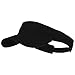 Pro Style Cotton Twill Washed Visor - Black