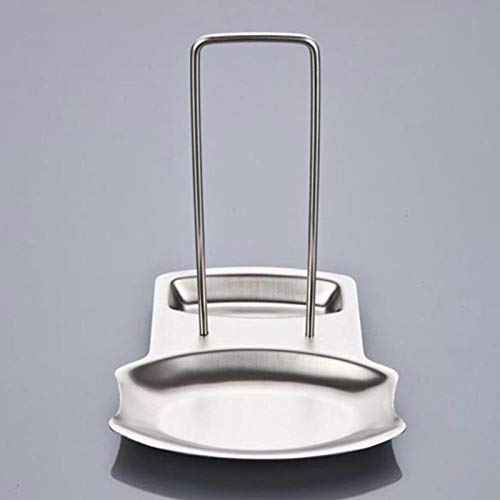 JISETY Stainless Steel Pan Pot Rack Cover Lid Rest Stand Spoon Sponge Holder Shelf Kitchen Cooking Accessories Storage