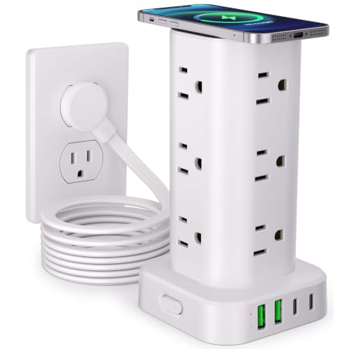 Power Strip Tower Wireless Charger