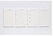 Chris-Wang 2 Sets Monthly Plan Refills Inserts Loose Leaf Filler Paper Pages for 6-Holes Binder/Journal/Dairy/Day Planner/Notebook, Track Chores, Tasks and Appointments, A6 Size (40 Sheets/Set)