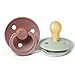 BIBS Baby Pacifier | BPA-Free Natural Rubber | Made in Denmark | Woodchuck/Sage 2-Pack (0-6 Months)