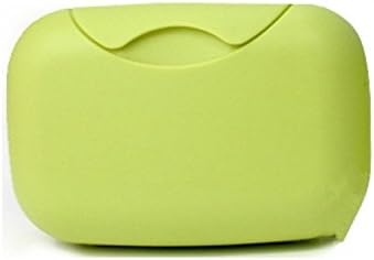Jackie Creative Travel Soap Dishes Waterproof Soap Case Leakproof Soap Holder Soap Box Bathroom Set - Green