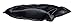 Diane 1-Inch Satin pillow Rollers - Black ( D5042)