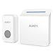 AUKEY Wireless Doorbell with 48 Chimes and 4 Volume Levels, up to 450ft Wireless Range