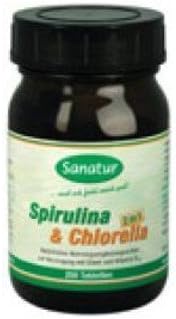 Sanatur Spirulina + Chlorella Tablets 250 Pieces by Sanatur