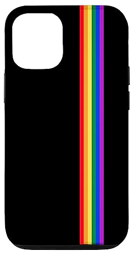 Subtle Gay Pride Flag LGBT Rainbow Stripe Case for iPhone 12/12 Pro