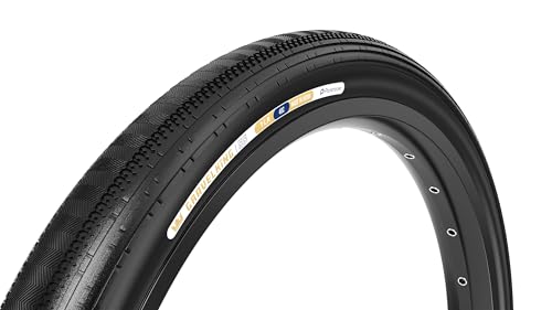 Panaracer Gravelking Semi Slick TLR Tubeless Ready opvouwbare grindfietsbanden 700c | Snel rollende SS met ZSG Compound & TuffTex behuizing | Verbeterde controle op ruwe wegen en brandpaden |