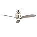 Home Decorators Collection Federigo 48 in. LED Indoor Brushed Nickel Ceiling Fan