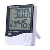 HTC-1 LCD Electronic Digital Temperature Humidity