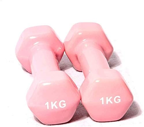 HZC Dumbbell Set Gym Bicep Weight Training for Home Weights Workout 2x0.5/0.75/1kg