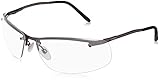Uvex S4110X Slate Safety Eyewear, Matte Gunmetal Frame, Clear Uvextra Anti-Fog Lens