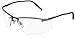 Uvex S4110X Slate Safety Eyewear, Matte Gunmetal Frame, Clear Uvextra Anti-Fog Lens
