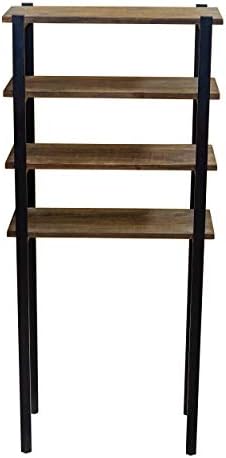 Alaterre Furniture Sonoma 64" Tall Over The Toilet 4 Storage Bath Shelf Natural