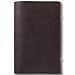 Ancicraft Refillable Leather Journal with Flower Vase Lock 6 Ring Binder A6 Lined Craft Paper 3.75 X 6.75 Inches (Dark Brown & Lined Craft Paper)