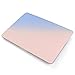 iDOO Matte Rubber Coated Plastic Hard Case for MacBook Air 11 inch Model A1465 and A1370 - Rose Quartz & Serenity Blue