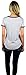 Disney Womens Mickey Mouse Burnout Ringer Tee (Medium, Minnie Heather Grey)
