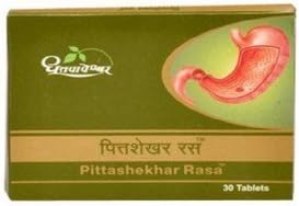 Dhootapapeshwar Pittashekhar Rasa 30 tablets
