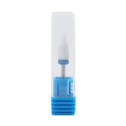 Cuspidal Ceramic Nail Drill Bit Callus Electric Manicure Machine Accessories Cutter Nail File Resistant to Acid Alkali Heat