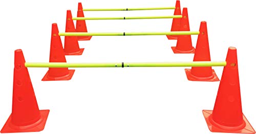 Sportsgear US Dog Agility Hurdles Cones - Canine Agility Training Set - 8 Hurdles & 4 Poles Set - Thumbnail 6