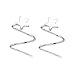 Cute Star Ear Cuff Wraps Sterling Silver Earrings for Cartilage Pierced Ear Women Teens Girls Fashion Piercing Climbers Hypoallergenic