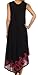 Sakkas 40SE Sundari Caftan Tank Dress / Cover Up - Black / Pink - One Size