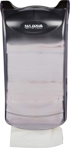 image for San Jamar H5003P Venue Wall Mount Interfold Napkin Dispenser, 600 Capa