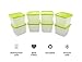 Arrow Home Products 1.5 Pint Freezer Food Storage Containers with Lids, 8 Pack - USA Made Reusable Freezer Containers for Food Storage - Prep, Store, Freeze -BPA Free, Dishwasher Safe, 3 Cups, 8 Pack