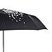 Umbrella Automatic Open Close Black - Teflon Coat Rain Unbrella Fits In Backpack by Trip Pardner