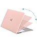 MacBook Pro 13 Case 2017 & 2016 Release A1706/A1708, Mittly Plastic Hard Case Shell Cover with Keyboard Cover &Screen Protector for MacBook Pro 13 Inch with/Without Touch Bar & Touch ID, Rose Quartz