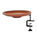 Gray Bunny GB-6876 Deck Mounted Songbird Spa with Lightweight Detachable Unheated Polypro Bird Bath Bowl and Heavy Duty Sturdy Clamp